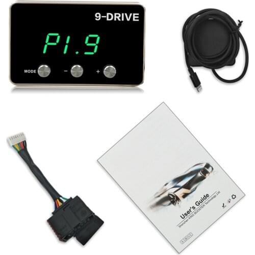 Electronic Throttle Controller 9 MODE Pedal Accelerator Fuel-Efficient for Jeep Wrangler JK Dodge Challenger RAM 1500