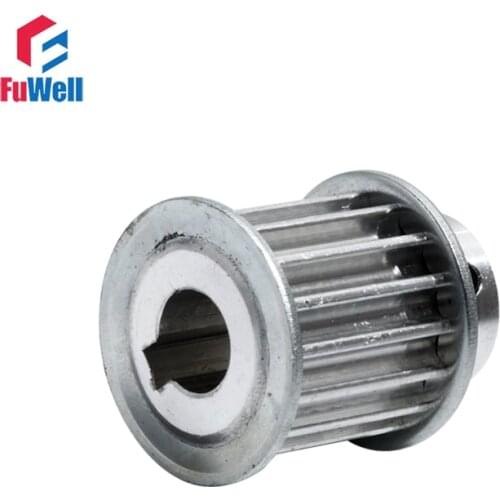 HTD5M-16T Timing Belt Pulley 8/10/12/12.7mm Bore Toothed Pulley 5M 16Teeth With Keyway 21mm Belt Width Synchronous Pulley