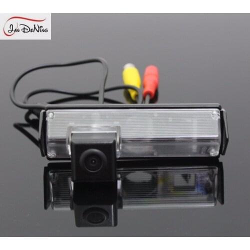 JanDeNing HD CCD Car Rear View Parking/Backup Reverse Camera/ License Plate Light OEM For Mitsubishi Challenger 2008-2015