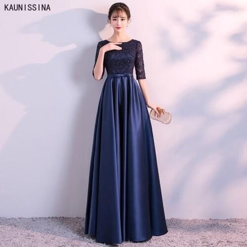 KAUNISSINA Womens Satin Dresses
