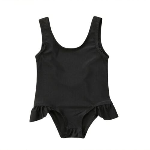 US Newborn Baby Girls Swimsuit Swimwear Swimming Suit One-piece Bikini Costume