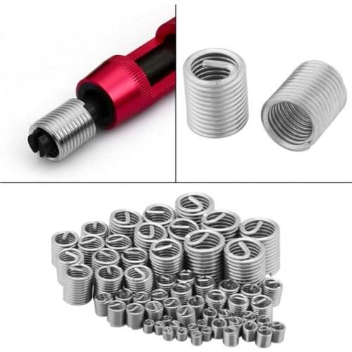 M3 M4 M5 M6 M8 M10 M12 Stainless Steel Thread Repair Insert Kit Set For Hardware Repair Tools