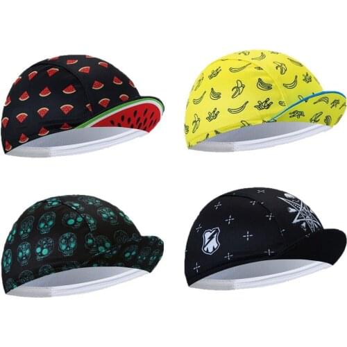DKSummer Coolmax Racing Cycling Cap MTB Road Team breathable Pirate Hunting Caps Men Women Bicycle Wear Sun UV Bandana bike Hats