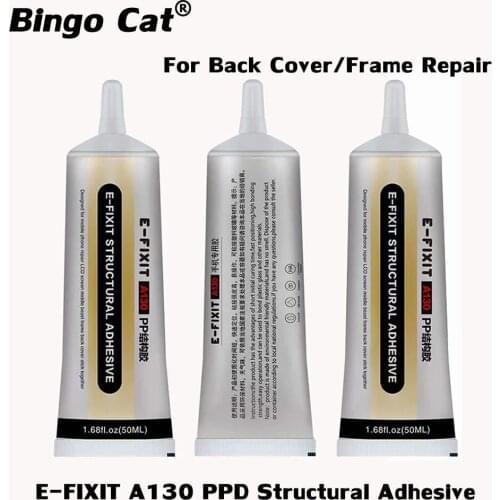 E-FIXIT A130 PPD Structural Adhesive For iPhone 12 Mobile Phone Touch Screen Back Housing Frame Back Cover Repair Heating Glue
