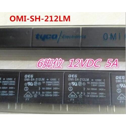 NEW relay OMI-SH-212LM 12VDC OMI-SH-212LM-12VDC 12VDC DC12V DIP6
