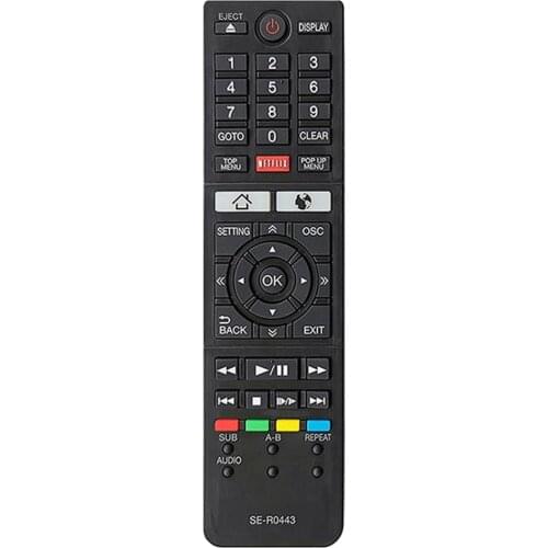 New Remote Control for Toshiba Blu-ray DVD Player SE-R0443 BDX3500 Controller