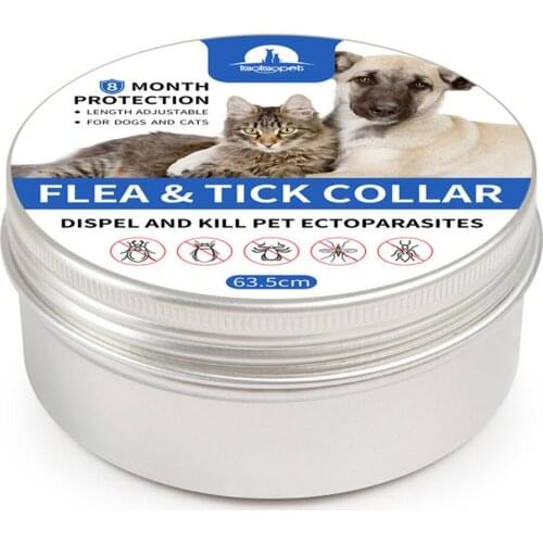 Dog Collar Anti Flea Cat Collar 8 Months Protection Pet Collar Anti Ticks,Insect,Mosquitoes Pet Accessories Removes Flea