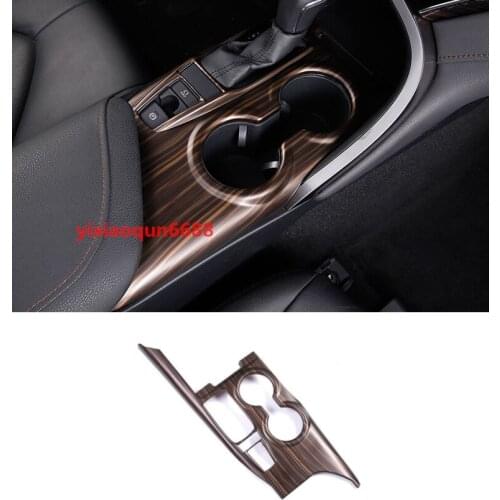 Fit For TOYOTA CAMRY 2018 Peach Wood Grain Inner Gear Shift Box Panel Cover Trim 1pcs
