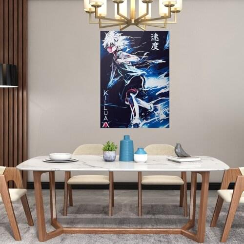 Anime HUNTERxHUNTER HxH Killua Poster Canvas Painting Wall Art Living Room Bedroom Study Home Decor Prints Framework Gift