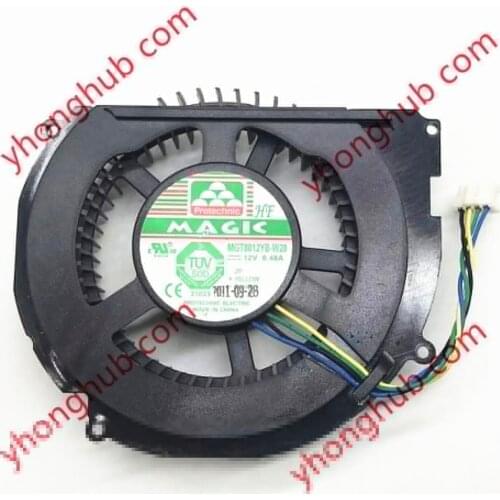 Protechnic Magic MGT8012YB-W20 DC 12V 0.48A 90X75X23mm 4-Wire Server Cooling Fan