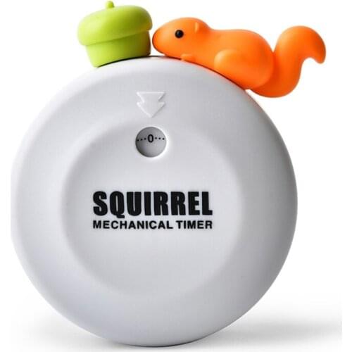 R2JC Squirrel Pine Cone Round Digital Kitchen Timer Countdown Time Management Alarm