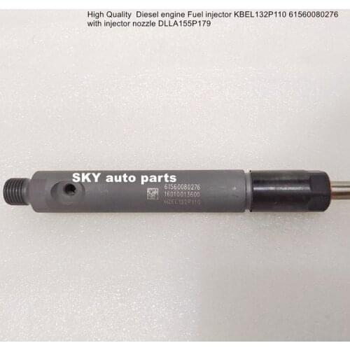 High Quality Diesel engine Fuel injector KBEL132P110 61560080276 with injector nozzle DLLA155P179(4PCS)