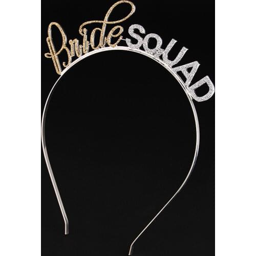 1pc Bridesmaid Bride Souad Tiara Crown I Shin Yhsss Headband Bachelorette Hen Party Bride To Be Wedding Bridal Engagement New