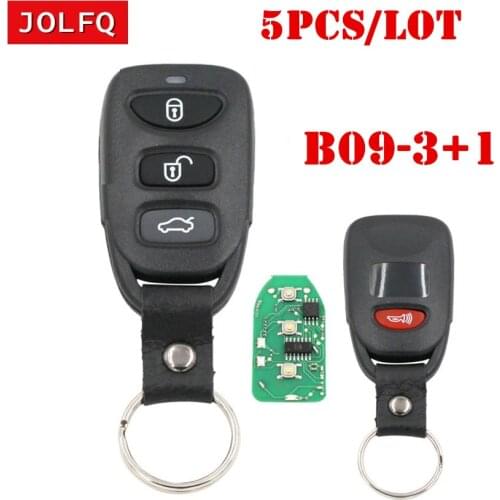 5pcs/Lot KD B09 KD900 URG200 Remote Control 3 + 1 button REMOTE KEY for KEYDIY KD900 URG200 B09-3+1 4 Button remote car key