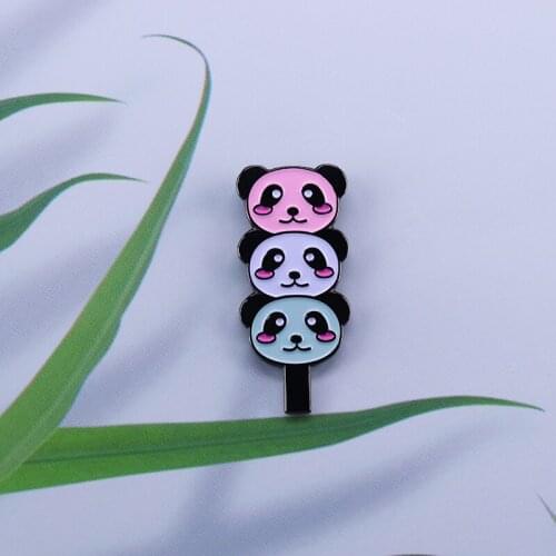 Cute panda ice cream Pin