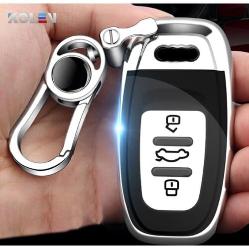 New Soft TPU Car Remote Key Case Cover Protective Shell Fob For Audi A1 A3 A4 A5 A6 A7 A8 Quattro Q3 Q5 Q7 S4 S5 S6 S7 S8 R8 TT