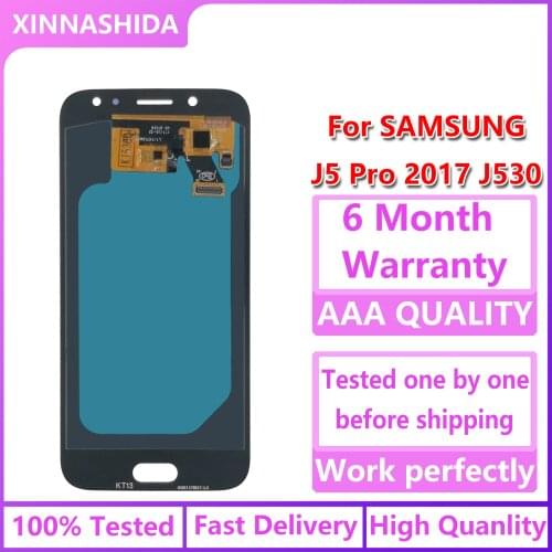 100% original SUPER AMOLED 5.2'' Replacement Display for SAMSUNG Galaxy J5 2017 J530 J530F Touch Screen Digitizer Assembly