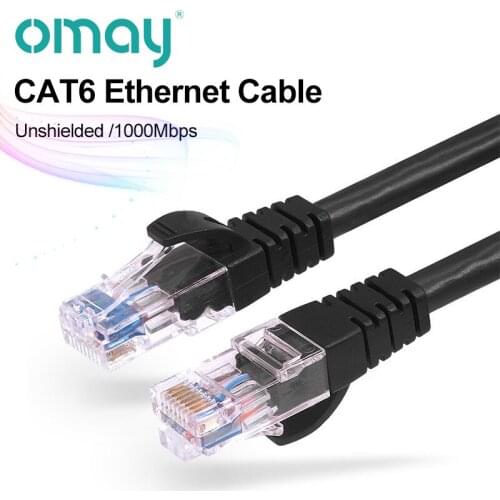 Gigabit CAT6 Ethernet Cable RJ45 Network Cable Round Flat Cable Twisted Pair Network Patch Cord for Computer Router Laptop