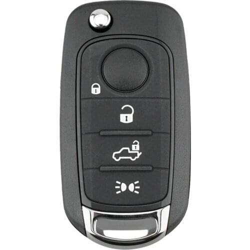 Car Smart Remote Key 4 Button 433MHz Fit for Fiat 500X Egea Tipo 2016-2018 4Achip