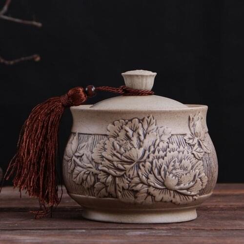 Ceramic Tea Caddy, Pottery Storage Tank, Pu'er Canister, Tea Jar, Teacaddy, Tea Tank The Can Onsale
