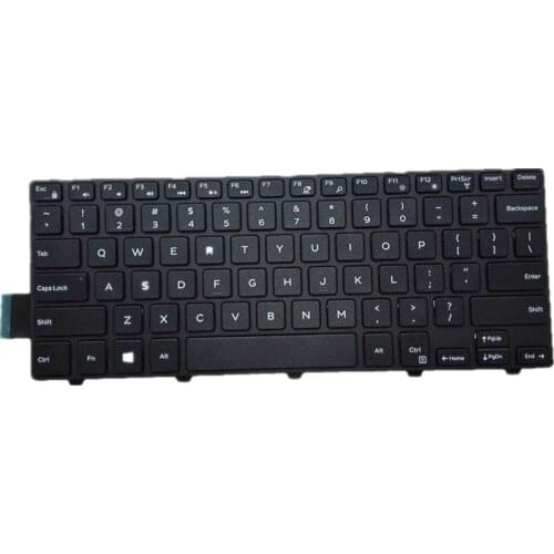 Laptop Keyboard For Dell Inspiron 7380 7386 Black US United States Edition