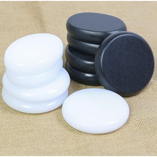 Beauty salon SPA energy stone volcanic hot stone essential oil stone back massage hot compress massage stone green olivine jade