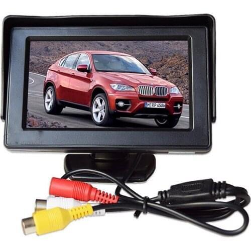 Hot-Sale 4.3 inch TFT LCD Car Monitor Car Reverse Parking monitor with LED backlight display for Rear view Camera DVD