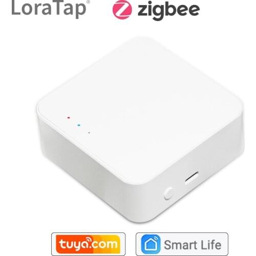 LoraTap Tuya Smart ZigBee 3.0 Hub Wireless Gateway Home Bridge App Remote Control Devices Mesh Connect Automation DIY