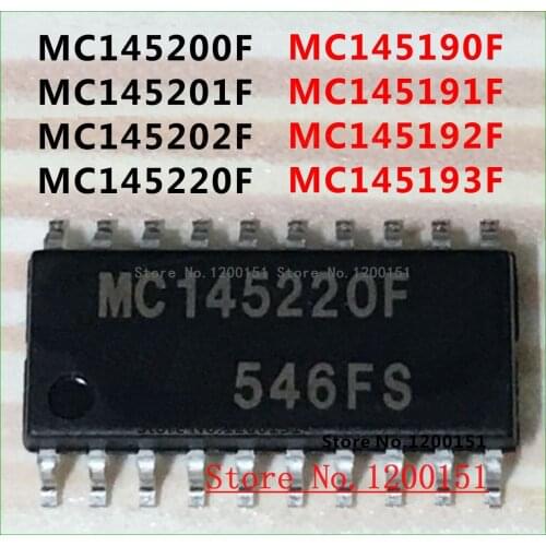 MC145200F MC145201F MC145202F MC145220F MC145190F MC145191F MC145192F MC145193F SOP-20 5.2MM