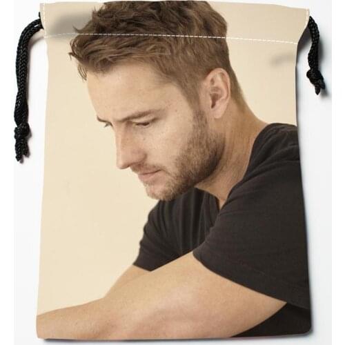 New Custom Justin Hartley Bags Custom drawstring bags Printed gift bags 18*22cm Compression Type Bags