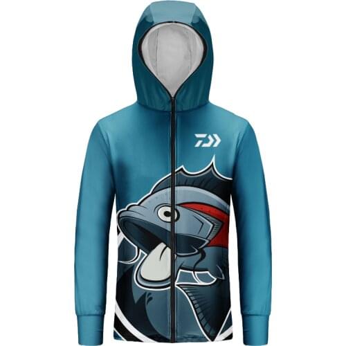 2020 Outdoorwear Daiwa Climbing Clothes Fishing Anti UV Anti Mosquit Breathable Quick-drying Homme Fishing Shirt Clothes