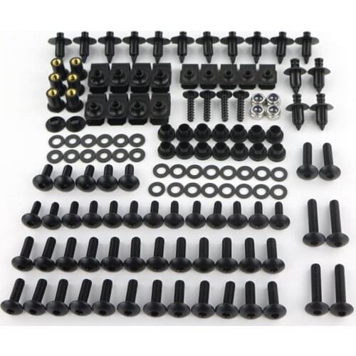Fit For Yamaha Tmax 500 MT-15 V-Max XJR 1300 XJR400 XT1200Z Complete Full Fairing Bolts Kit Fairing Clips