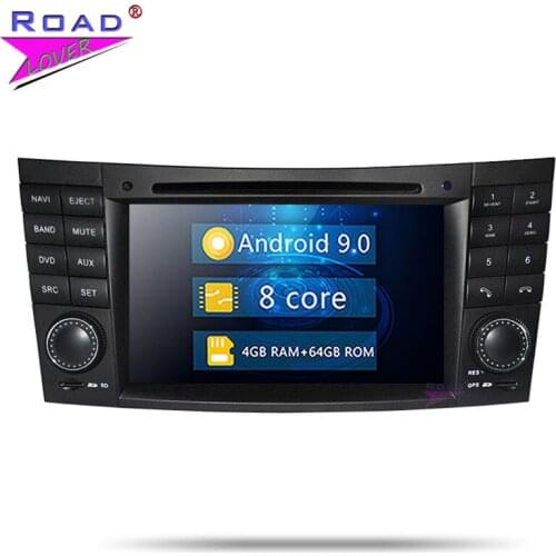 Roadlover Android 9.0 Car DVD Player For Benz E-W211 (2002-2008) CLS W219(2004-20011) CLK W209 (2005-2006) Stereo GPS Navigation