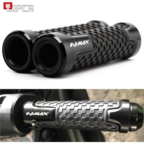 7/8'' 22MM handle grips For YAMAHA NMAX 125 155 2015 2016 2017 2018 NEW Motorcycle s racing handlebar grip LOGO N-MAX