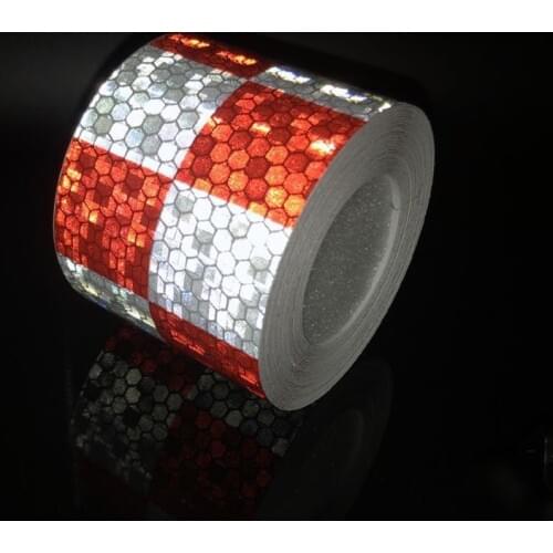 5cmx1m Reflective Material Tape Sticker Safety Warning Tape Reflective Film Car Stickers