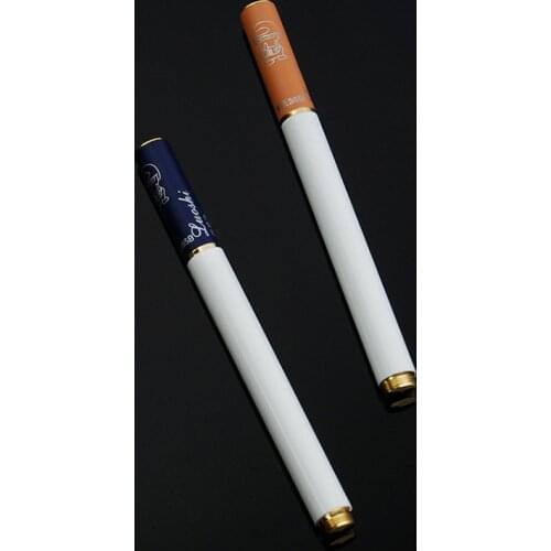 Creative Cigarette Shape Mini Pocket Fountain Pen Student Practise Metal Calligraphy Pen 0.38mm