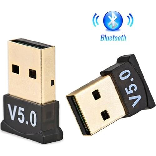 USB Bluetooth V5.0 Wireless Audio Music Stereo Adapter Transmitter Dongle Receiver for TV PC Computer