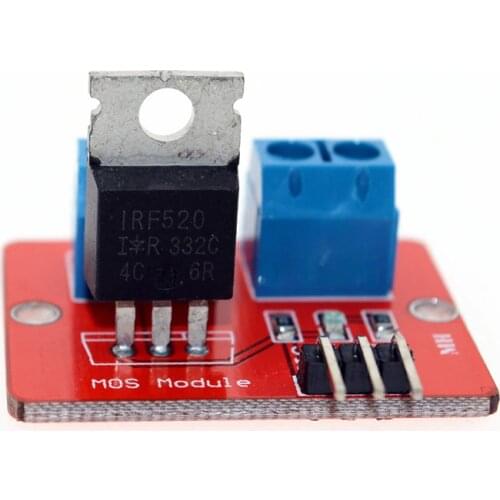 0-24V Top Mosfet Button IRF520 MOS Driver Module For MCU ARM Raspberry pi