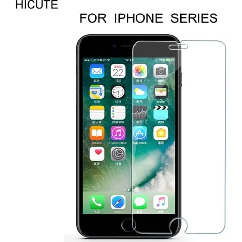 High Quality tempered glass for iphone 6 6s plus 7 plus 5s 4 SE 8 plus X glass iphone 7 X 8 screen protector iphone 7 8 X glas