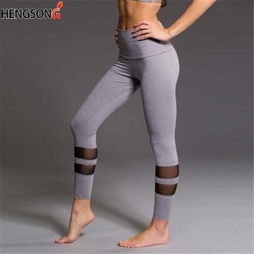 2020 Women Casual Leggings Fitness Winter New Arrival Ladies Elastic Waist Pants Mesh Leggings