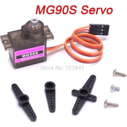 1pcs MG90S Metal Gear RC Micro Servo 9g MG90S for Trex 450 RC Robot Helicopter