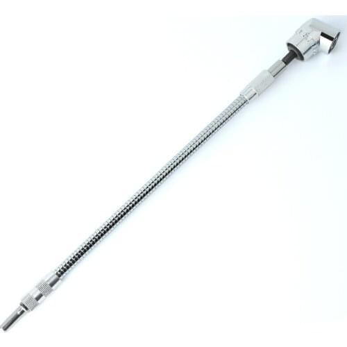 HOEN 1pcs 105 Degree Driver Screwdriver 1/4 Inch Hex Bit Socket Holder + 295mm Flexible Shaft Bits for Electric Tool Accessories