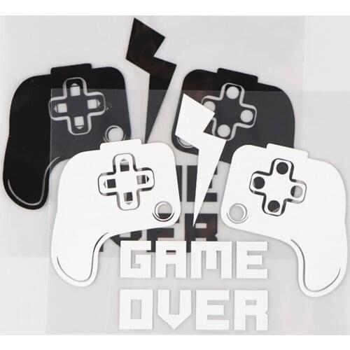 15.2*12.1CM GAME OVER Car Sticker Art Cartoon Decoration Vinyl Decal