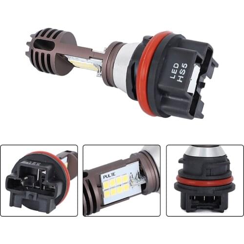 2Pcs White LED Headlight Bulb 42W For Honda PCX125 PCX150 P CX125 P CX150 2008 - 2012 PCX 125 150 HS5 Headlight Lamp