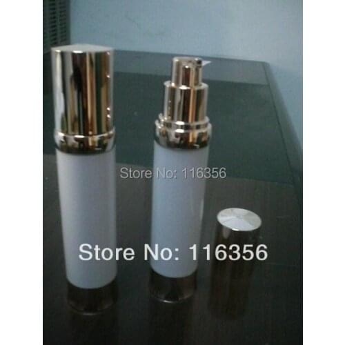 30ml airless plastic lotion bottle with airless pump used for Cosmetic Packaging