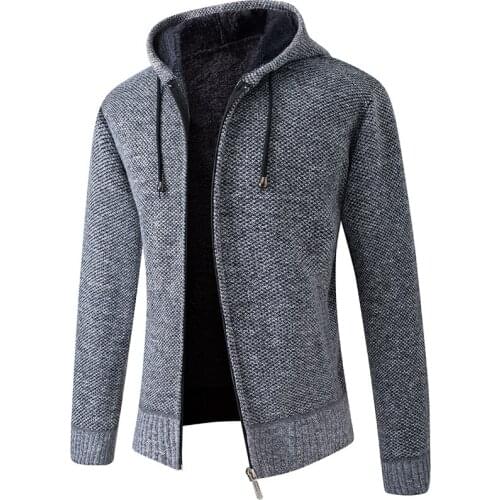 Bibady Men's Cardigans With A Hood
