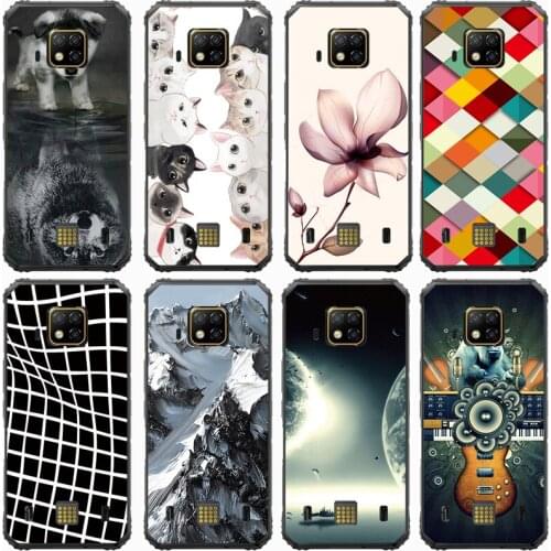 For Doogee S95 Case Rose Wolf Cute Patterned Cover Soft Silicon Phone Case for Doogee S95 Pro Top Quality