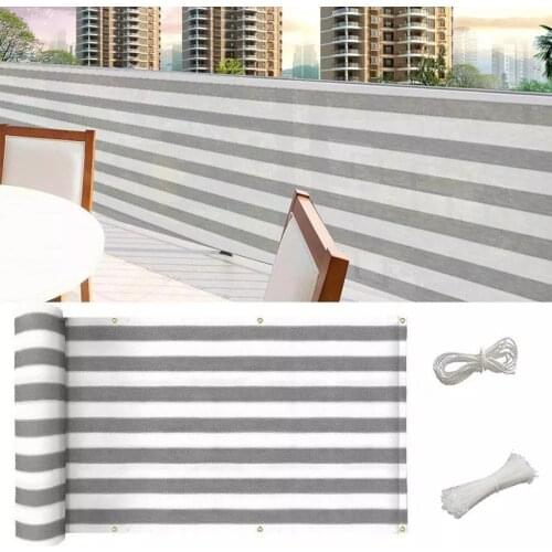 Home Balcony Privacy Screen with Grommets Fence Outdoor Garden Breathable with Grommets Residential Hotel Protection Summer Item