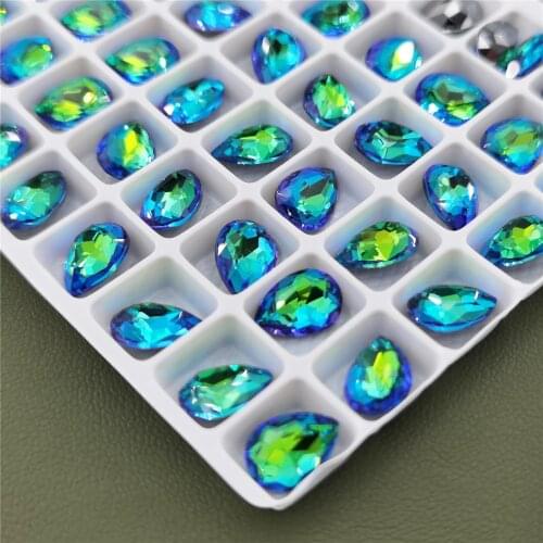 Swarovsky Rhinestone crystal Drop Sphinx 7x10mm loose pointback beads stone for jewelry gifts DIY Making art Accessories decor