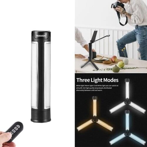 KM-03 Pro retractable and foldable beauty fill light creative mini portable photography light for Canon Nikon Indoor photography